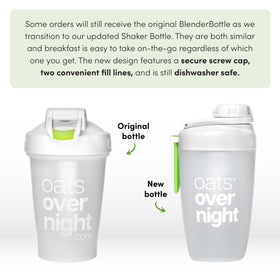 Oats Overnight chocolate peanut butter banana flavor packs protein and flavor.