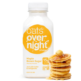 Oats Overnight high-fiber ingredients close-up emphasizes plant-based nutrition.
