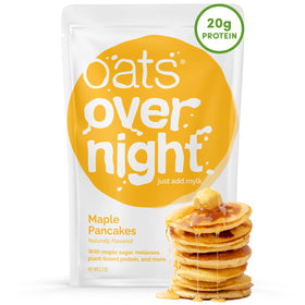 Oats Overnight Maple Pancakes 16-pack ready to chill for quick grab-and-go breakfasts.