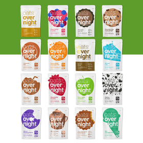 Oats Overnight protein-packed serving close-up with texture detail