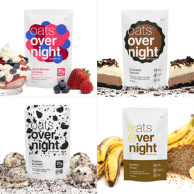 Oats Overnight salted toffee flavor, comforting morning pick-me-up