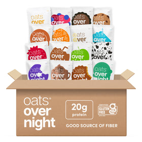 Oats Overnight Ultimate Variety Pack front view for grab-and-go mornings
