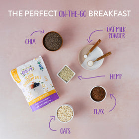 Oatsome protein-rich serving ready to eat for a quick breakfast.