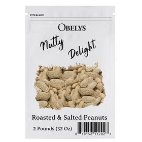 OBELYS 2lb peanut bag ready to share at gatherings.