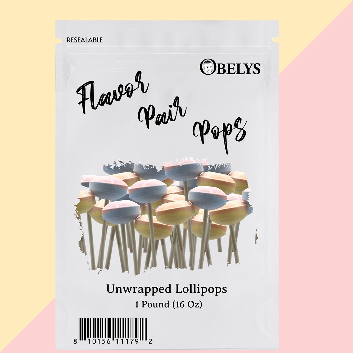 OBELYS mixed-flavor lollies ideal for candy buffets and office treats.