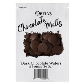 OBELYS melts melt evenly for silky ganache, drizzles, and molded chocolates.