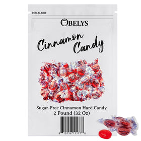 OBELYS Gluten-Free Cinnamon Candy suitable for sugar-free lifestyle choices.