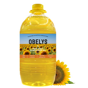 Obelys High Oleic Sunflower Oil bottle – ideal neutral oil for high-heat cooking.