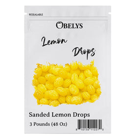 OBELYS Lemon Drops sandy texture ideal for candy displays.