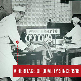 Oberto 12-pack label showcases heritage since 1918