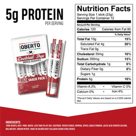 Oberto on-the-go sausage pack demonstrates quick protein snack