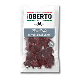 Oberto Oh Boy Classics Jerky bag for on-the-go snacking.