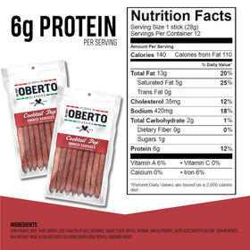 Oberto Oh Boy on-the-go snack ready to enjoy at work.