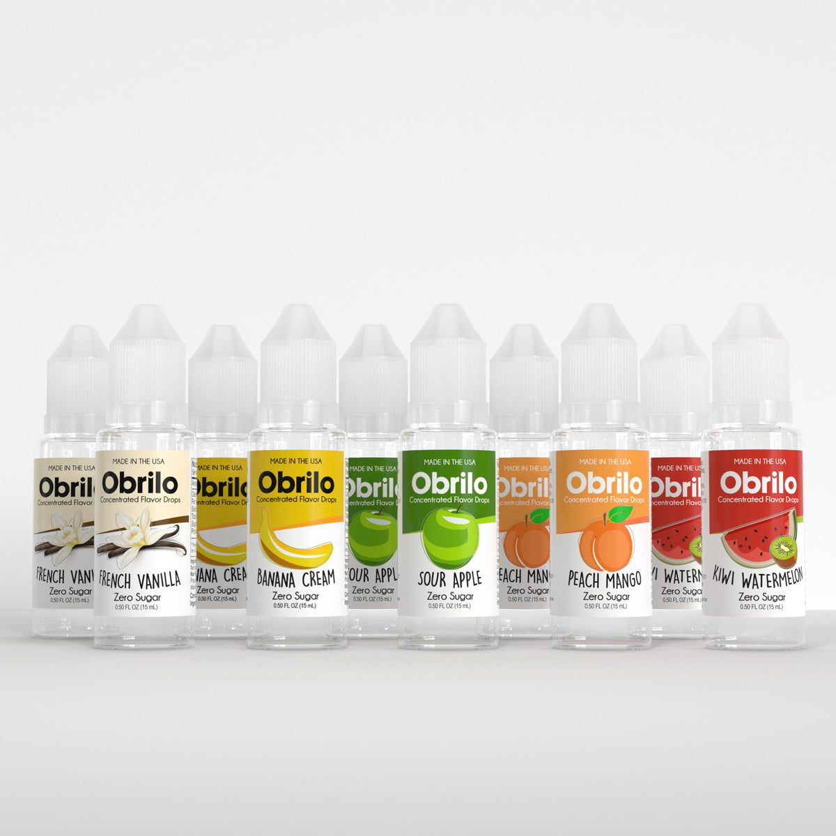 Obrilo Sour Apple flavor extract bottle adds bright tart flavor to baked goods.