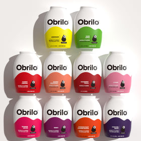 Obrilo Lemon drops for refreshing hydration with zero sugar.