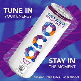 OCA ZERO Berry Acai 12-pack packaging for convenient multi-pack purchase