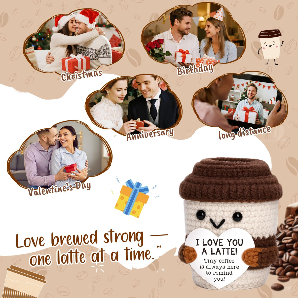 OCCdesign nightstand crochet coffee decor for personal daily reminder