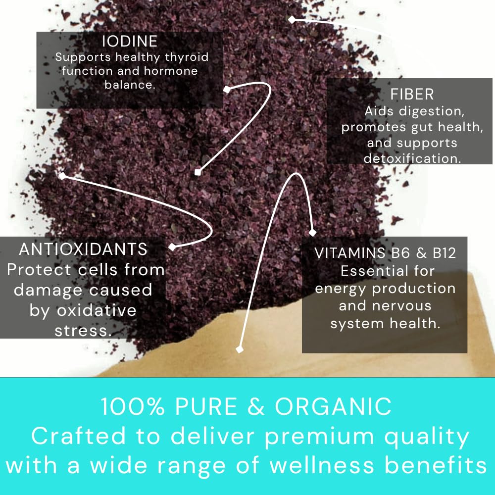 Ocean's Balance Dulse Flakes added to popcorn for extra flavor