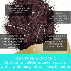 Ocean's Balance Dulse Flakes added to popcorn for extra flavor