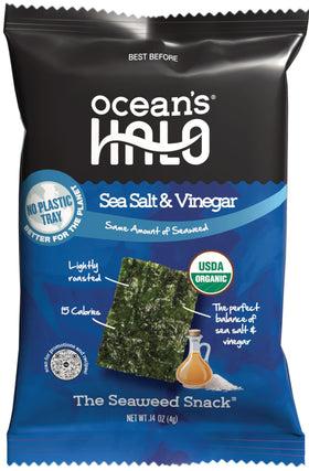 Organic Ocean’s Halo seaweed sheets, gluten-free and non-GMO