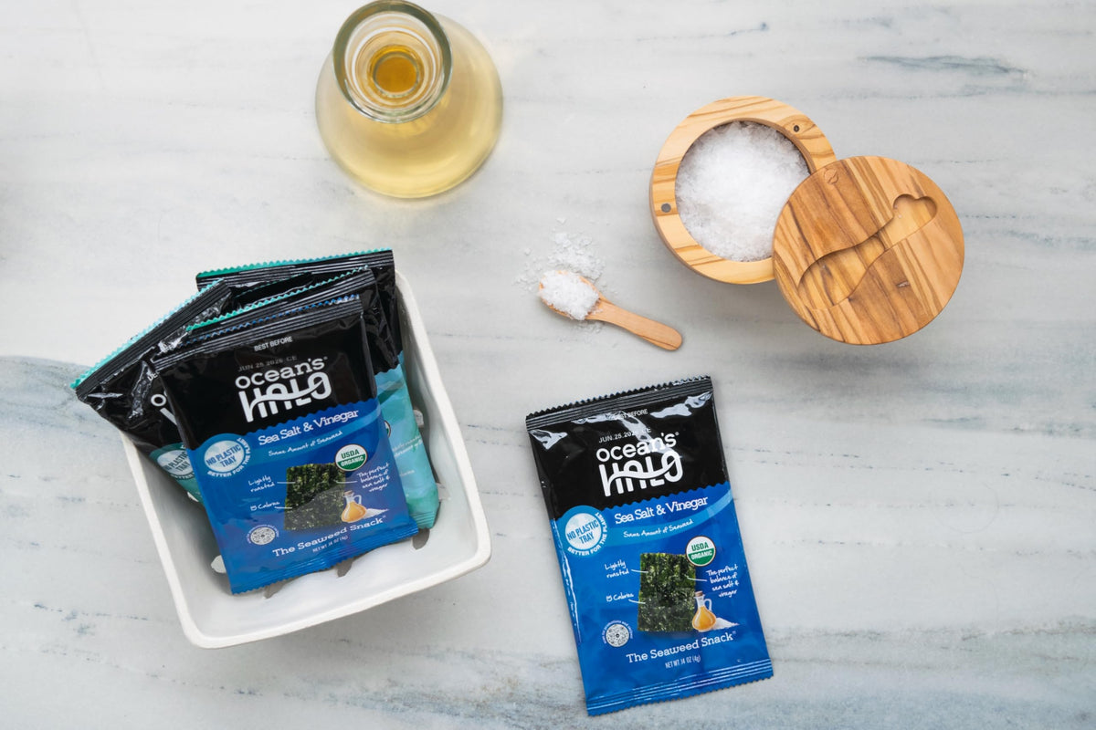 Trayless packaging reduces waste for Ocean’s Halo seaweed