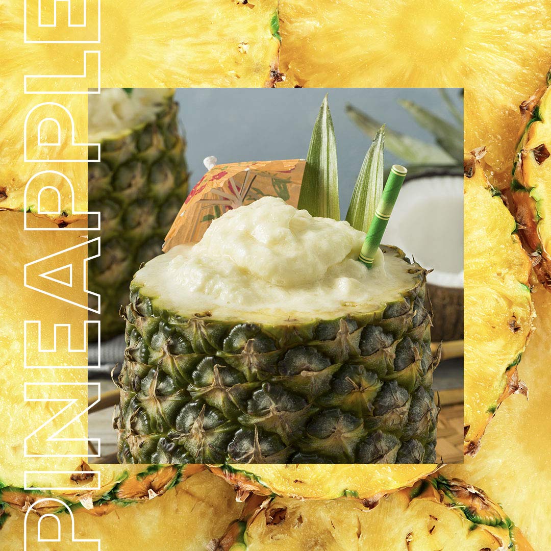 Ocean Spray BarPac mixer bottle setup for tropical drinks at the bar