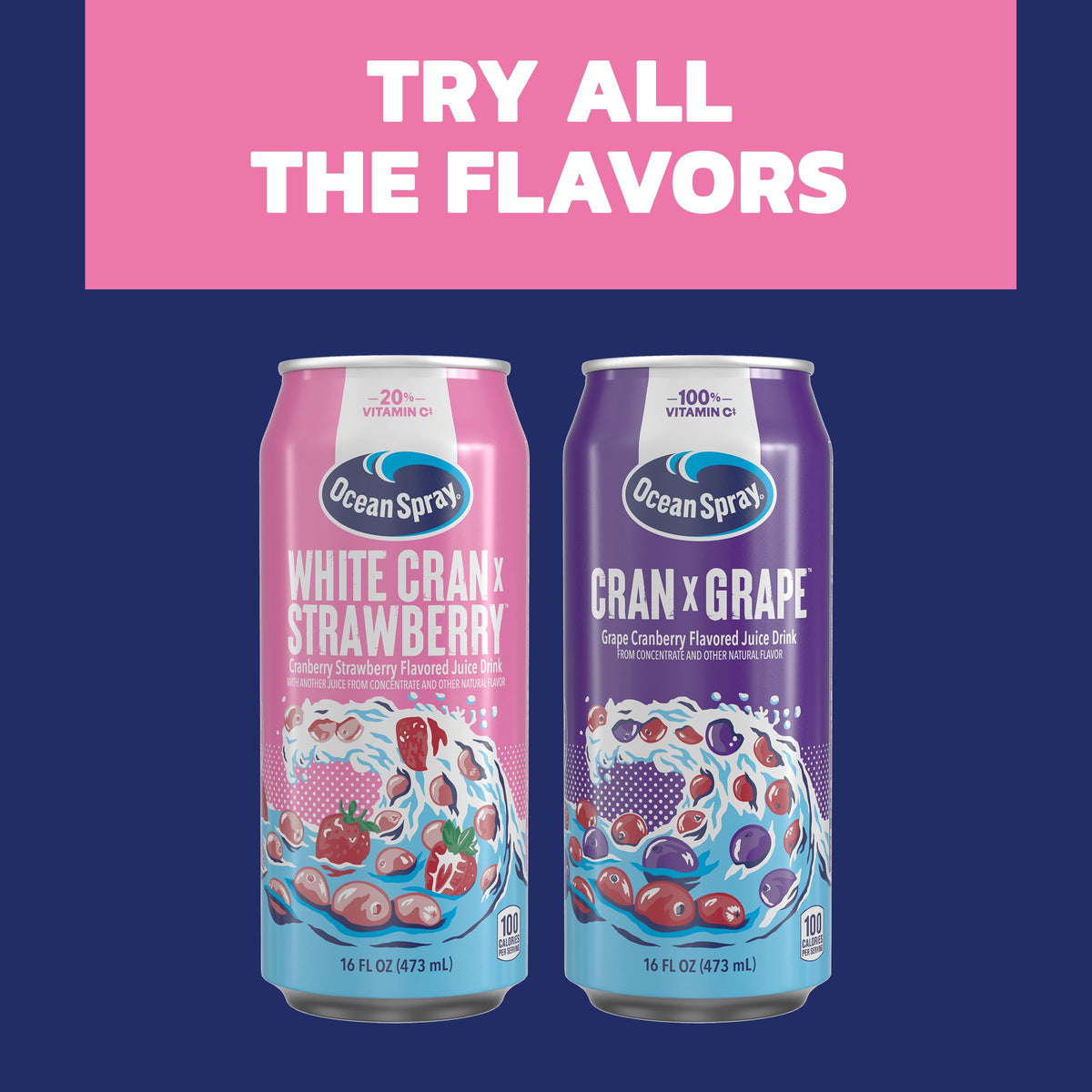 Ocean Spray supports 700+ cranberry farming families through its co-op.