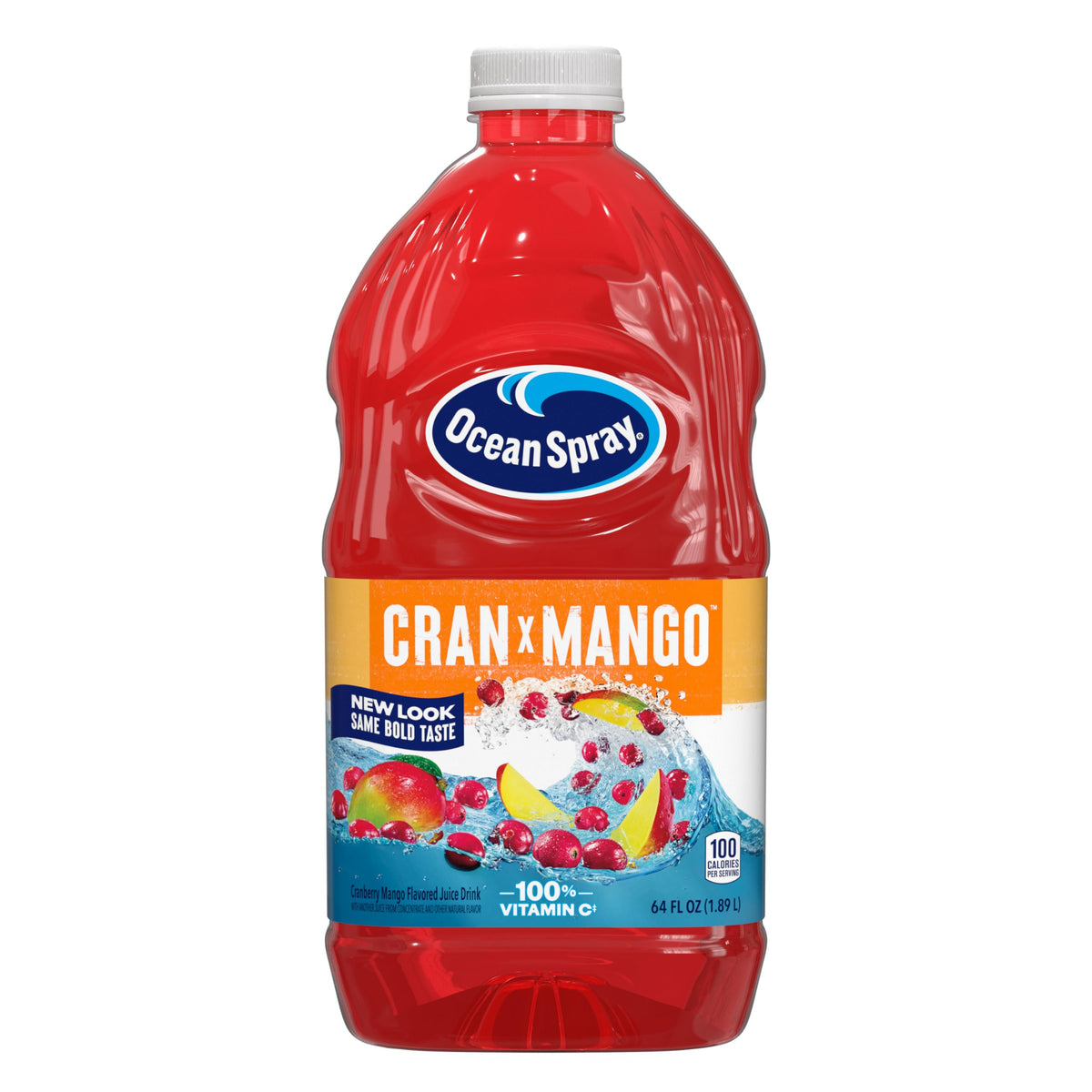 Ocean Spray Cran-Mango 64oz bottle ready for sharing with bold flavor