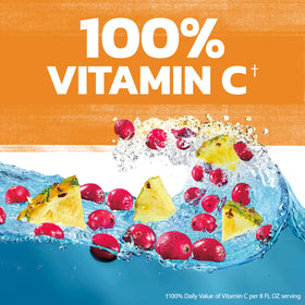 Glass of Cran-Pineapple showcasing bold color and balanced flavor