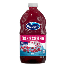 Ocean Spray Cran-Raspberry bottle showing bold real-fruit flavor ready to sip