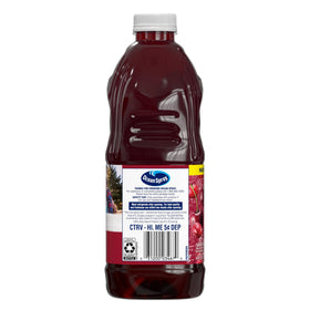Ocean Spray cranberry cherry juice bottle on ice a refreshing everyday option