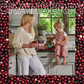 Ocean Spray cranberry-cherry juice pour perfect for crafting cocktails or mocktails at home