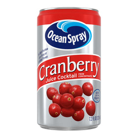 Ocean Spray Cranberry Juice Cocktail 24-pack cans for convenient refreshment.