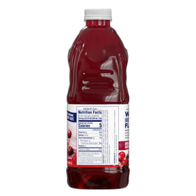 Ocean Spray Diet Cran-Cherry real-fruit-juice visuals show authentic juice blend.