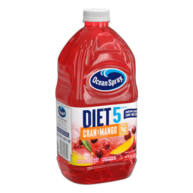 Ocean Spray Diet Cran-Mango 8-pack display for family gatherings and sharing.