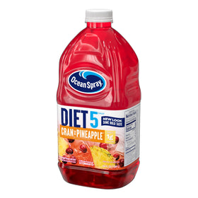 Ocean Spray Diet Cran-Pineapple glass with crisp refreshing finish