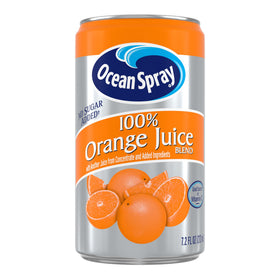 Ocean Spray orange juice mini-can pack of 24, convenient for hotels, catering, and gatherings.
