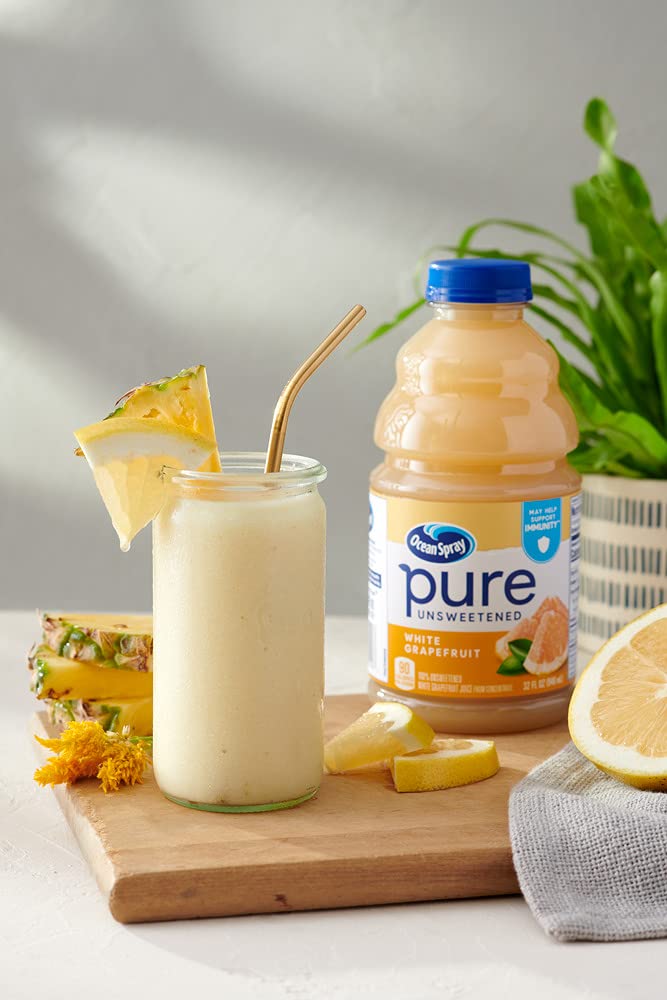 Ocean Spray juice in glass highlighting tangy flavor ideal for smoothies