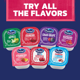 Ocean Spray Strawberry Lemonade juice box display for family lunches