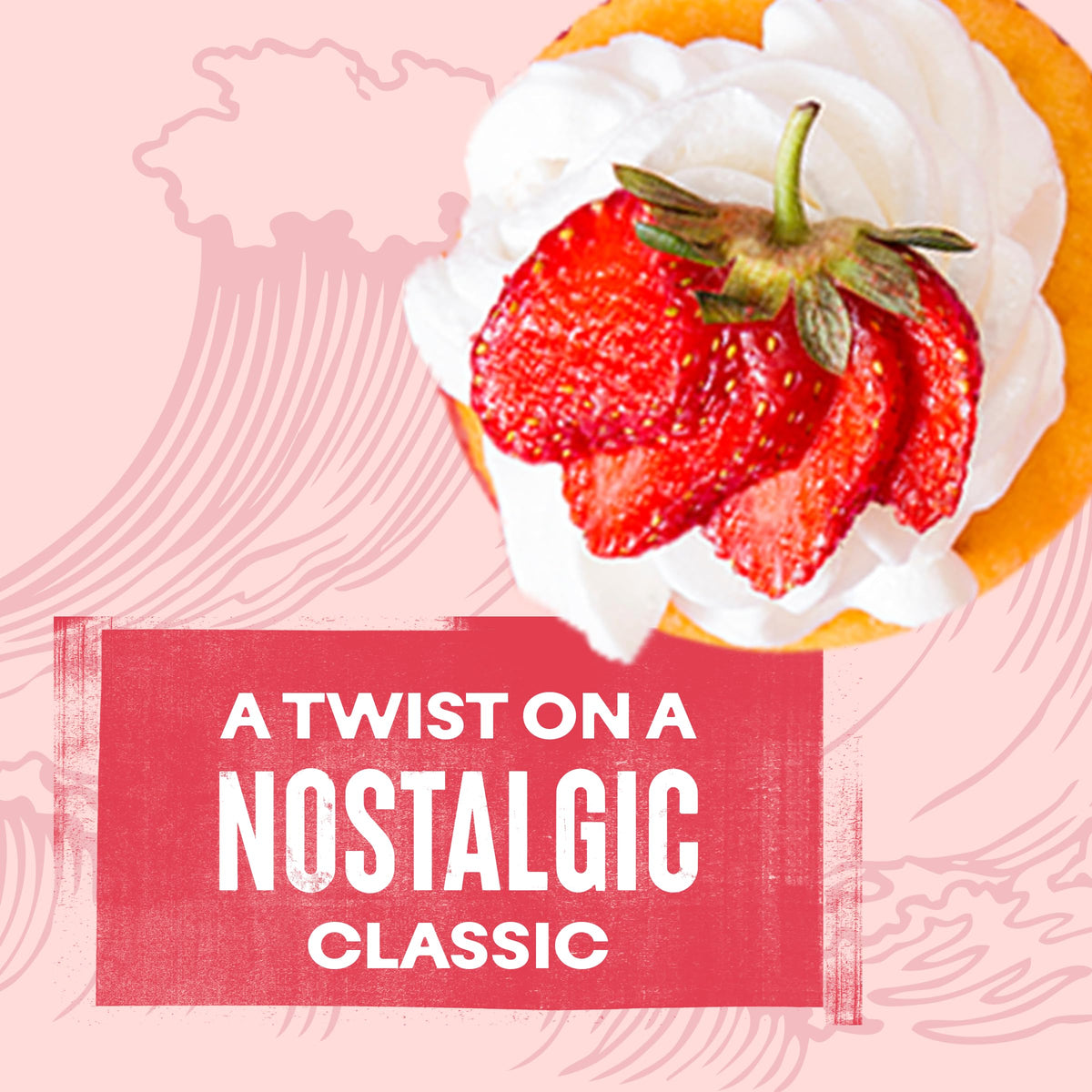 Pack of eight Ocean Spray Strawberry Shortcake bottles ready to share.