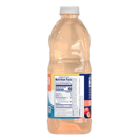 Ocean Spray White Cran-Peach pour ideal for cocktails or cooling drinks.