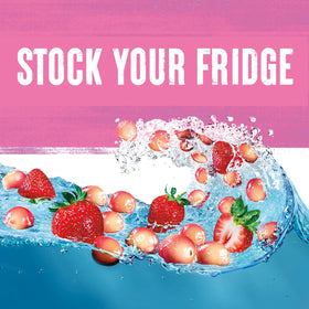 Ocean Spray White Cran-Strawberry as cocktail mixer for lively mocktails.