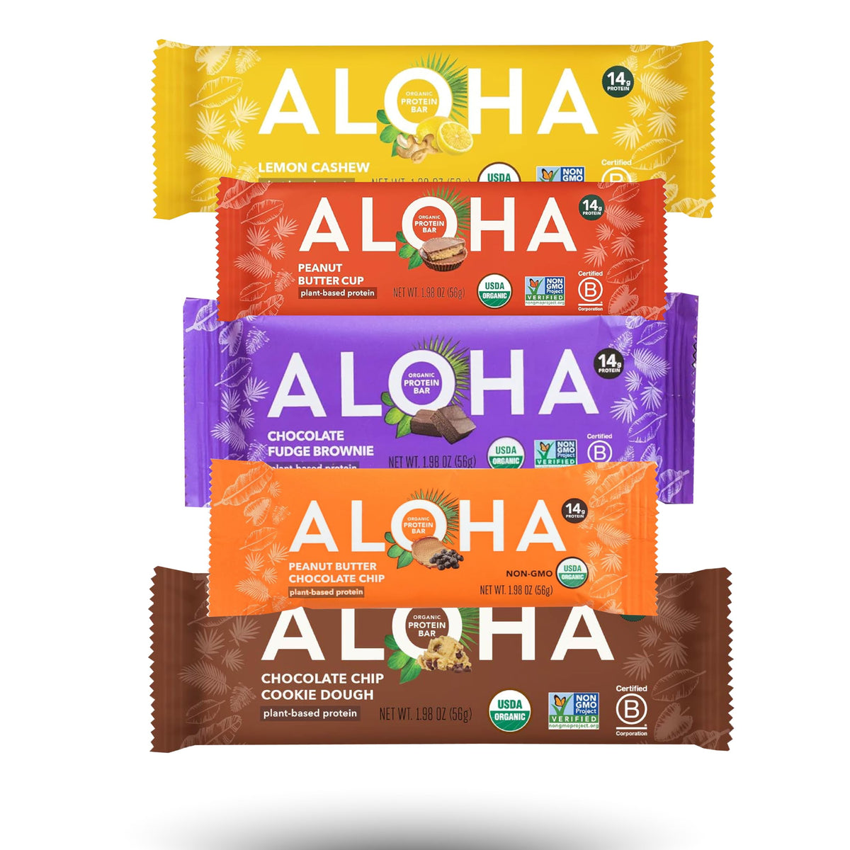 OCG Aloha lemon cashew protein bars in a 12-pack for a convenient, nutritious on-the-go snack