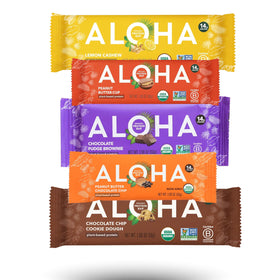 OCG Aloha lemon cashew protein bars in a 12-pack for a convenient, nutritious on-the-go snack