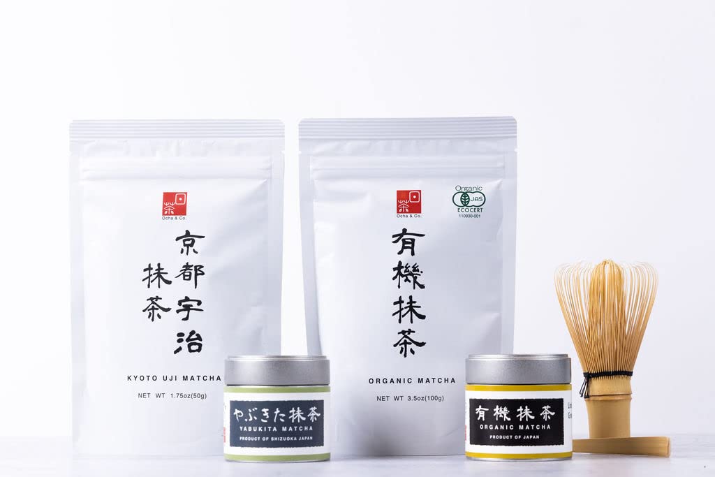 Airtight sealing preserves freshness of Ocha & Co matcha powder.