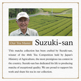 First-harvest Gokou leaves from Ocha & Co Shizuoka farm.