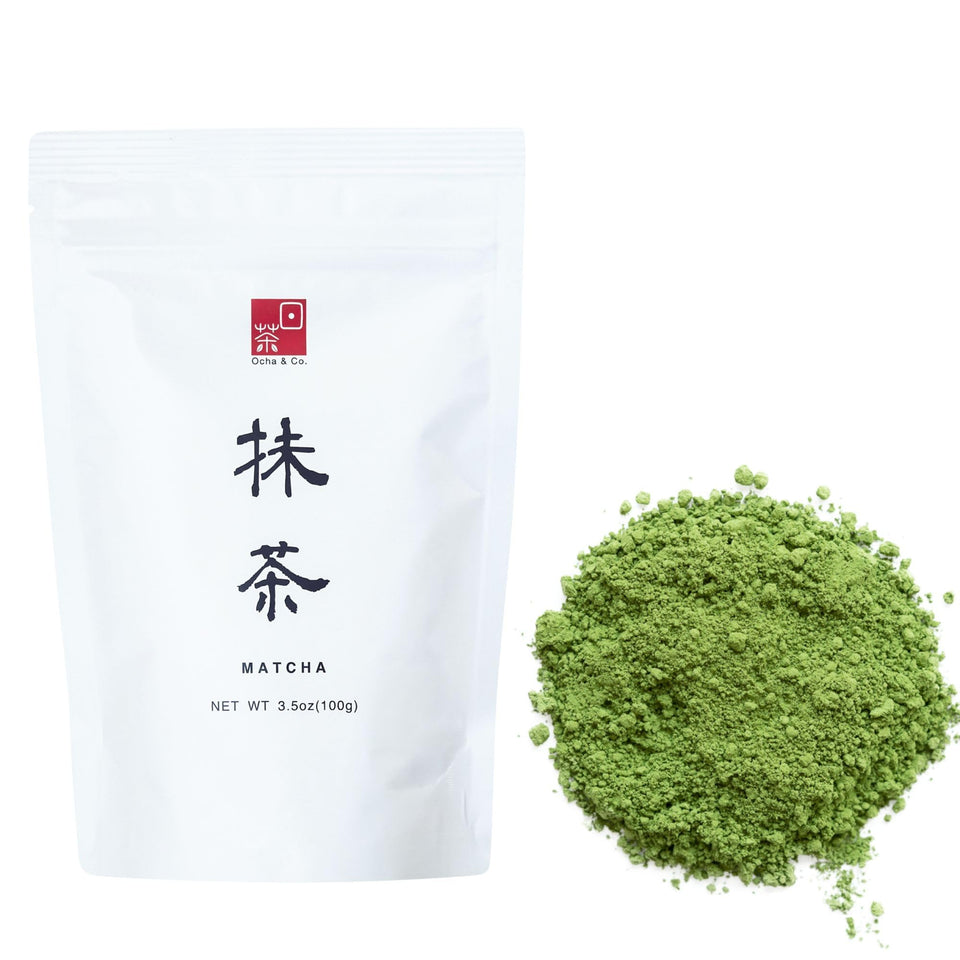 Ocha & Co. Itsumo Matcha Classic Grade packaging highlights freshness and branding