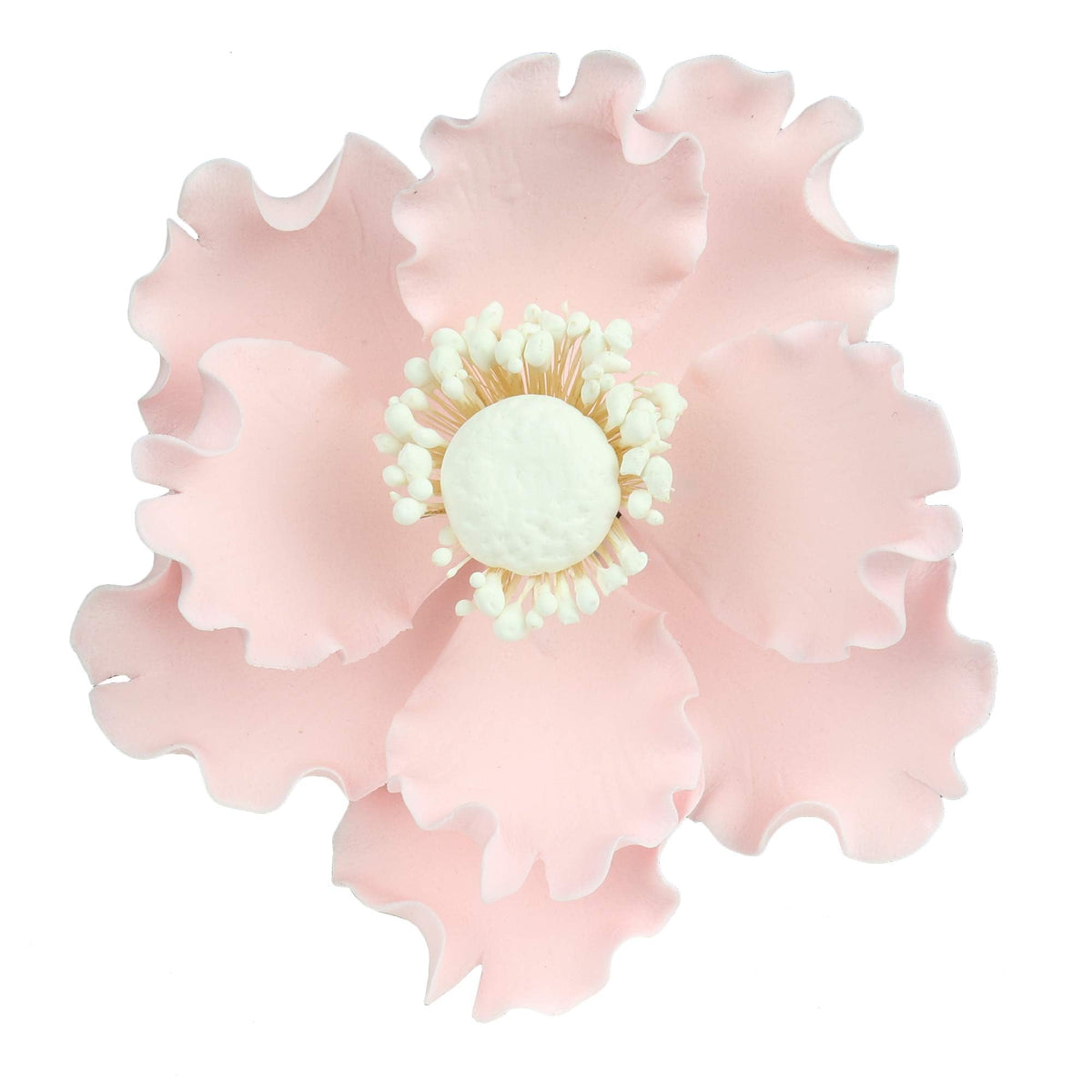 O'CREME gumpaste Anemone set in pastel pink for elegant cake decoration