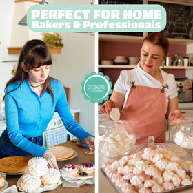 O'CREME meringue powder used by home bakers and professionals.