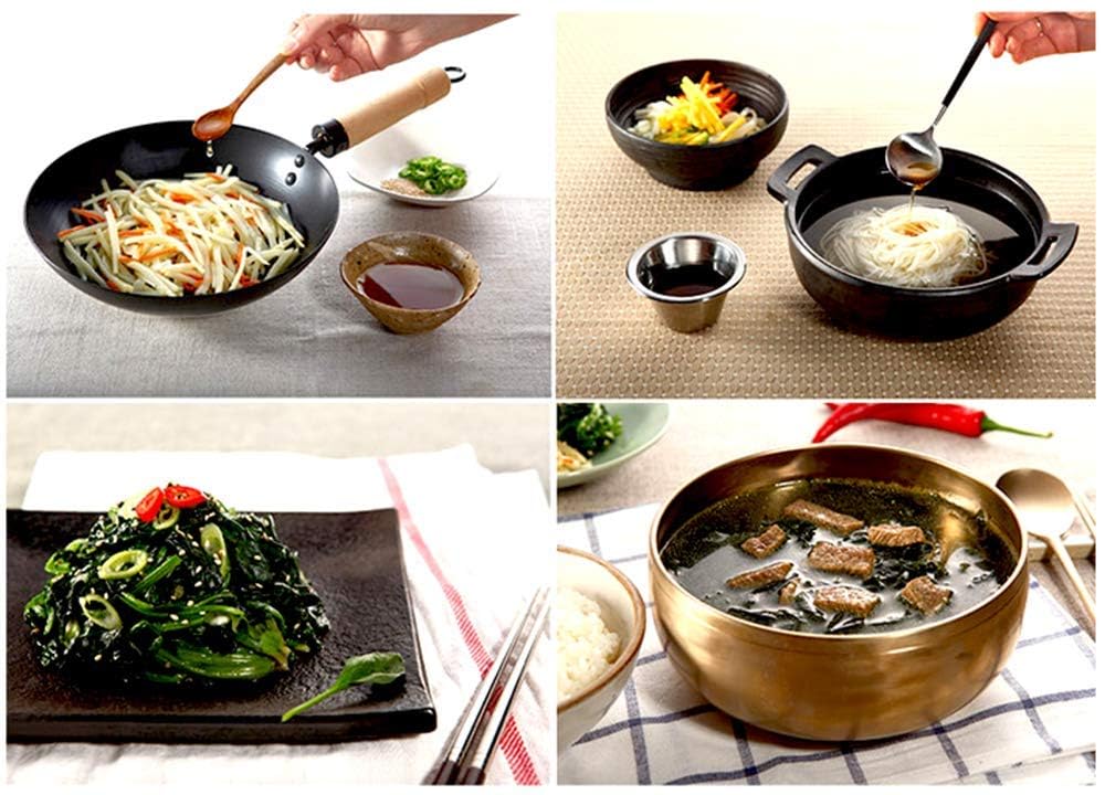 Pouring ODIPPO tuna katsuo sauce over vegetables to enhance flavor.